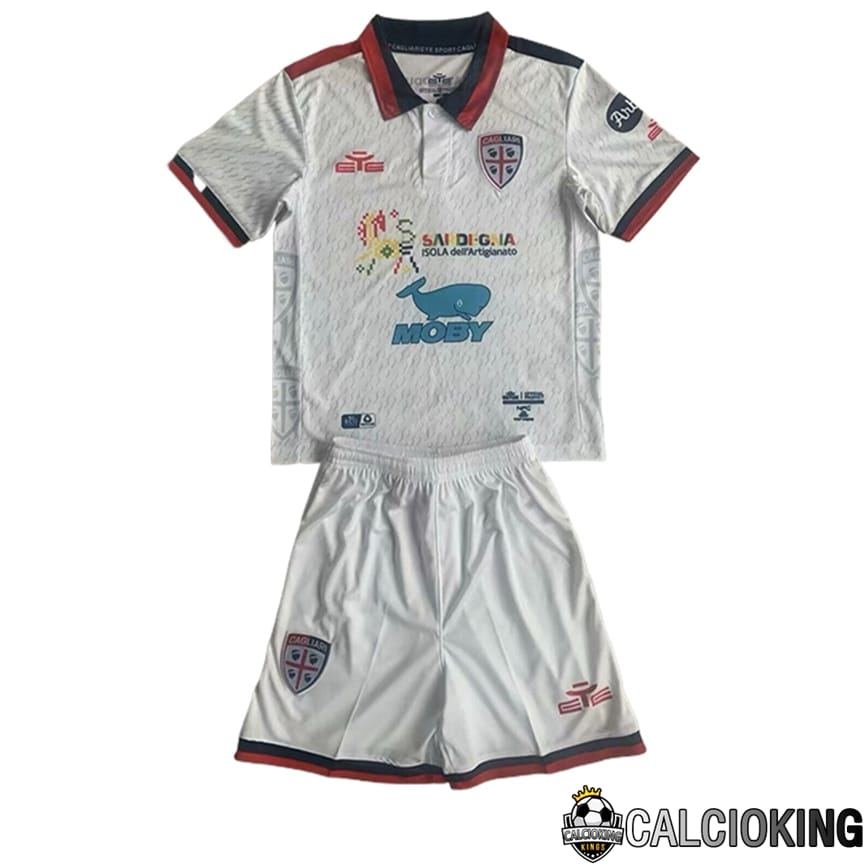 Maglie Calcio Cagliari Bambino Seconda 2023/2024