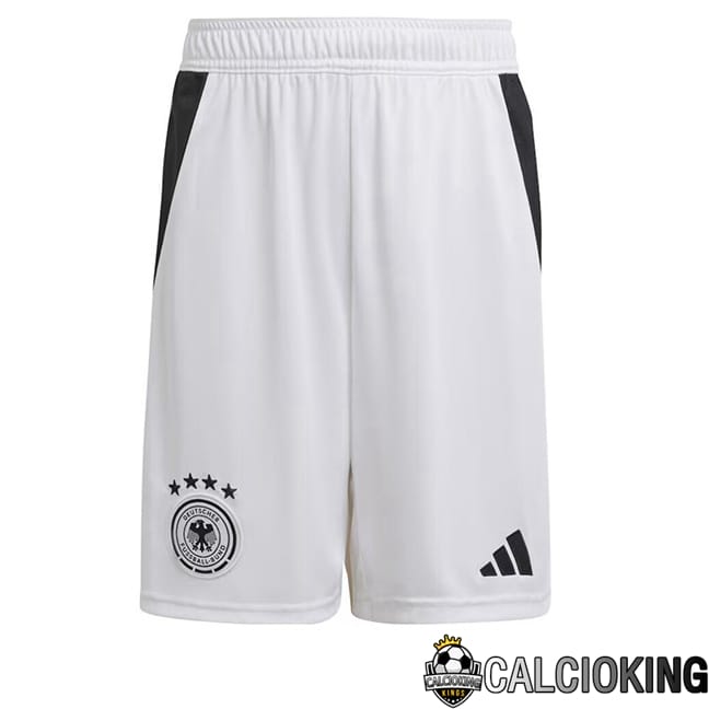 Comprare Maglia Calcio 2024 2025 2026 Personalizzazione,Tuta Da Calcio,Maglie De Calcio Retro Online | Pantaloncini Calcio Germania Prima Bianco 2024/2025