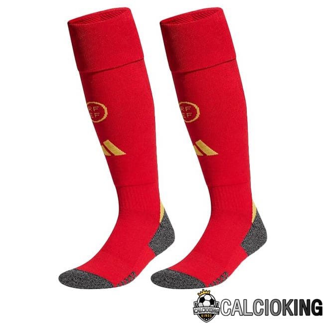 Comprare Maglia Calcio 2024 2025 2026 Personalizzazione,Tuta Da Calcio,Maglie De Calcio Retro Online | Calzini Calcio Spagna Prima Rosso 2024/2025