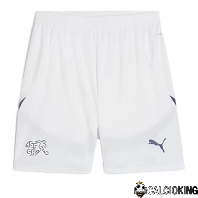 Comprare Maglia Calcio 2024 2025 2026 Personalizzazione,Tuta Da Calcio,Maglie De Calcio Retro Online | Pantaloncini Calcio Svizzero Seconda Bianco 2024/2025