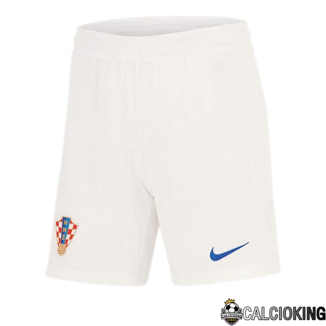 Comprare Maglia Calcio 2024 2025 2026 Personalizzazione,Tuta Da Calcio,Maglie De Calcio Retro Online | Pantaloncini Calcio Croazia Prima Bianco 2024/2025