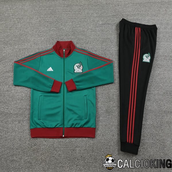 Insieme Tuta Calcio - Giacca Messico Verde 2024/2025