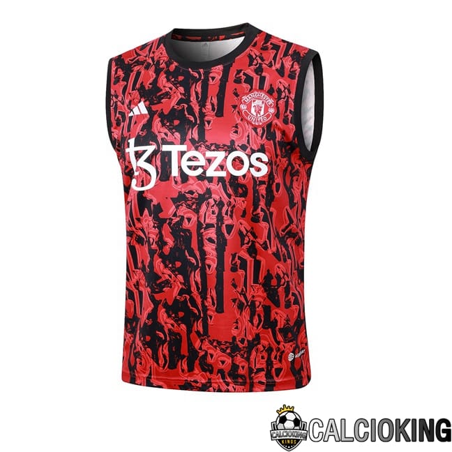 Comprare Maglia Calcio 2024 2025 2026 Personalizzazione,Tuta Da Calcio,Maglie De Calcio Retro Online | Canotta Allenamento Manchester United Rosso 2024/2025