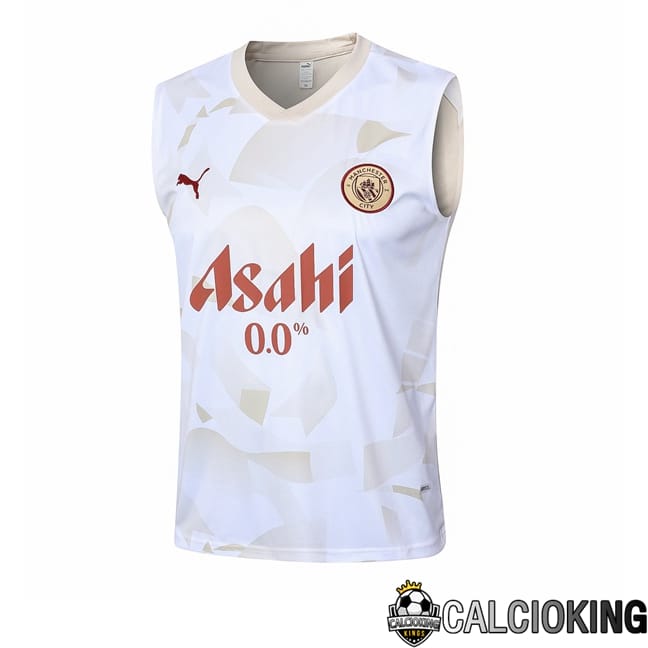 Comprare Maglia Calcio 2024 2025 2026 Personalizzazione,Tuta Da Calcio,Maglie De Calcio Retro Online | Canotta Allenamento Manchester City Bianco 2024/2025