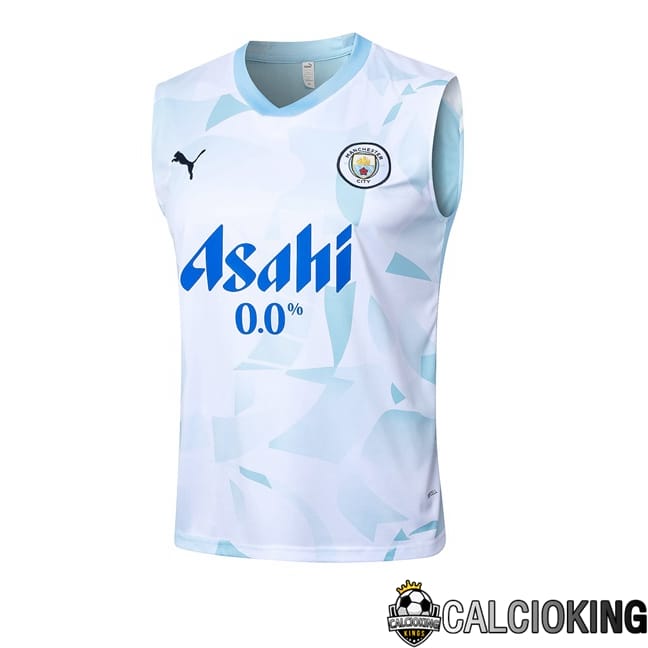 Comprare Maglia Calcio 2024 2025 2026 Personalizzazione,Tuta Da Calcio,Maglie De Calcio Retro Online | Canotta Allenamento Manchester City Blu Bianco 2024/2025