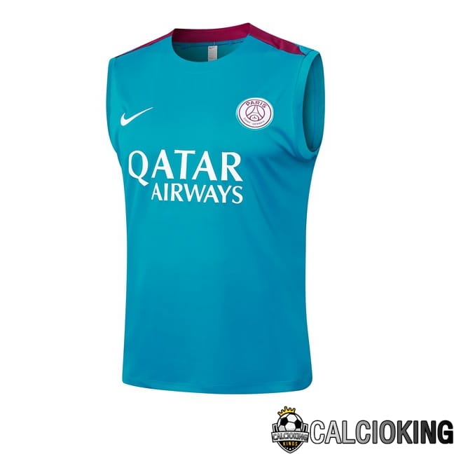 Comprare Maglia Calcio 2024 2025 2026 Personalizzazione,Tuta Da Calcio,Maglie De Calcio Retro Online | Canotta Allenamento Paris PSG Blu 2024/2025