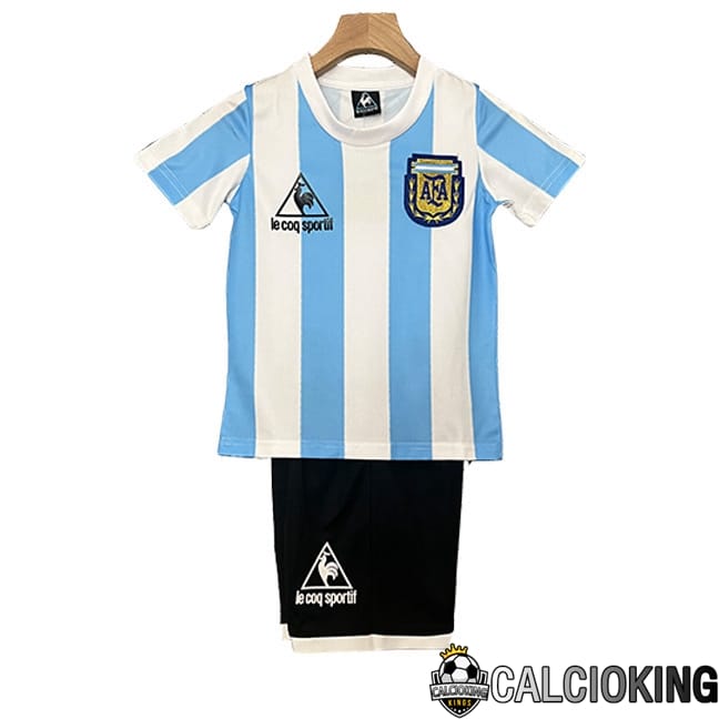 Maglie Calcio Argentina Retro Bambino Prima 1986