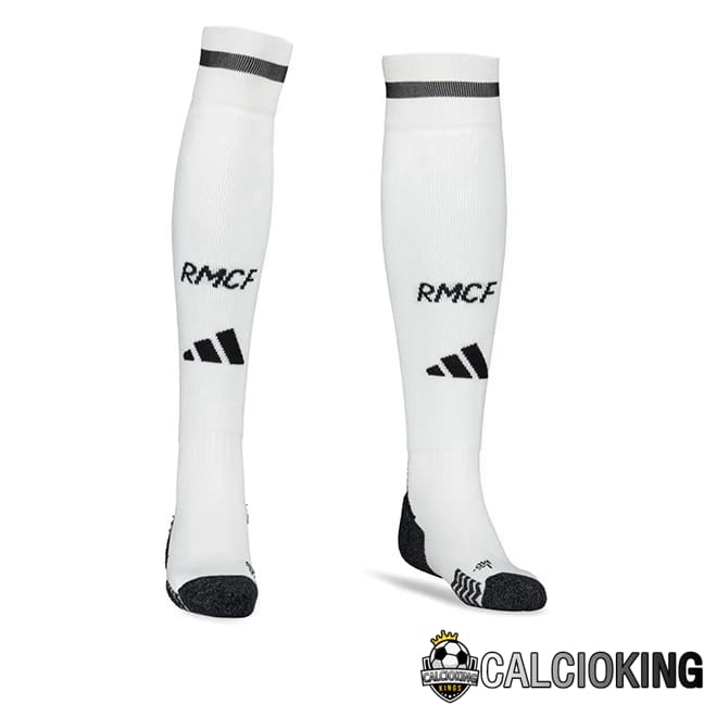 Comprare Maglia Calcio 2024 2025 2026 Personalizzazione,Tuta Da Calcio,Maglie De Calcio Retro Online | Calzini Calcio Real Madrid Prima Bianco 2024/2025