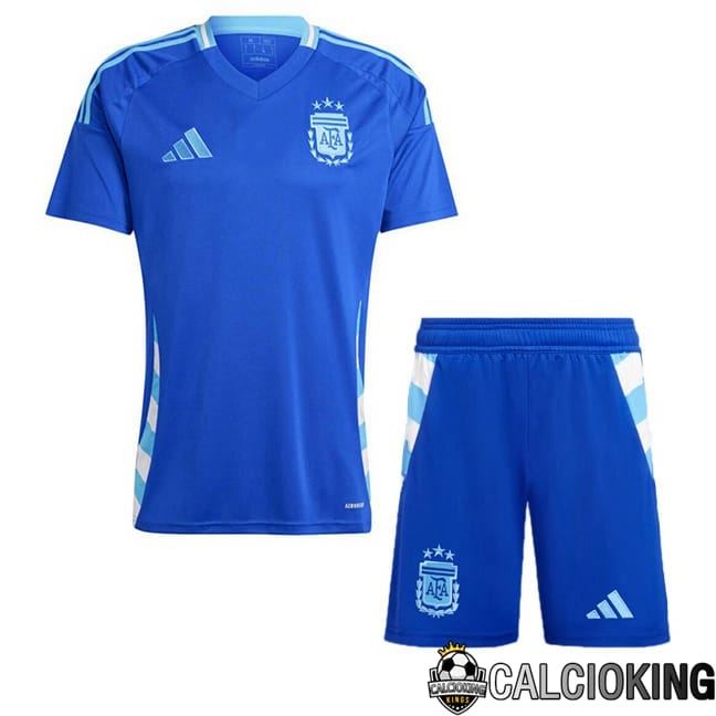 Maglia Nazionale Argentina Bambino Seconda Blu 2024/2025