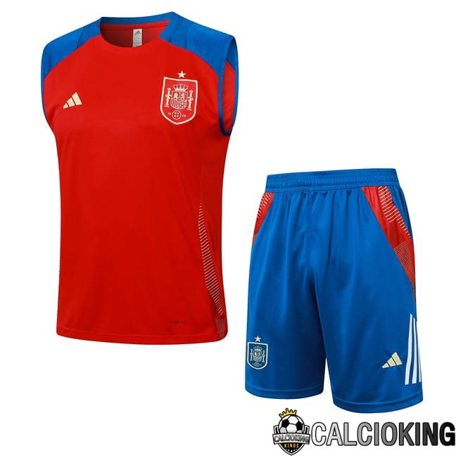 Comprare Maglia Calcio 2024 2025 2026 Personalizzazione,Tuta Da Calcio,Maglie De Calcio Retro Online | Canotta Allenamento Spagna + Pantaloncini Rosso 2024/2025