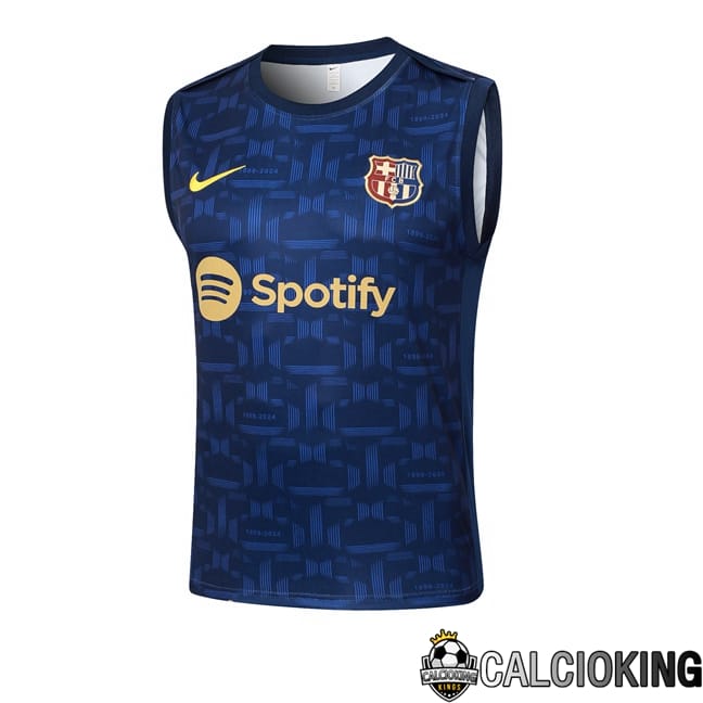 Comprare Maglia Calcio 2024 2025 2026 Personalizzazione,Tuta Da Calcio,Maglie De Calcio Retro Online | Canotta Allenamento FC Barcellona Blu Reale 2024/2025