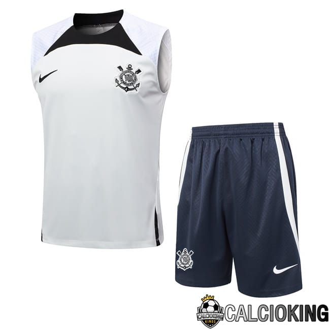 Comprare Maglia Calcio 2024 2025 2026 Personalizzazione,Tuta Da Calcio,Maglie De Calcio Retro Online | Canotta Allenamento Corinthians + Pantaloncini Bianco 2024/2025
