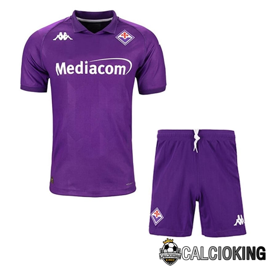 Insieme Maglie Calcio ACF Fiorentina Prima + Pantaloncini 2024/2025