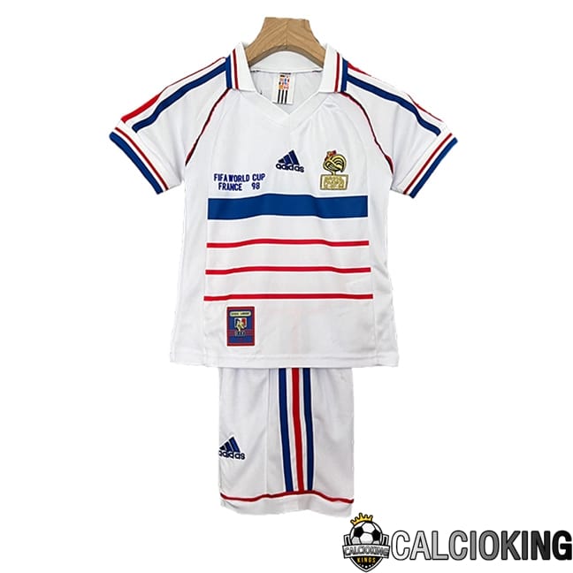 Comprare Maglia Calcio 2025 2026 2027 Personalizzazione,Tuta Da Calcio,Maglie De Calcio Retro Online | Maglia Calcio Francia Retro Bambino Seconda 1998