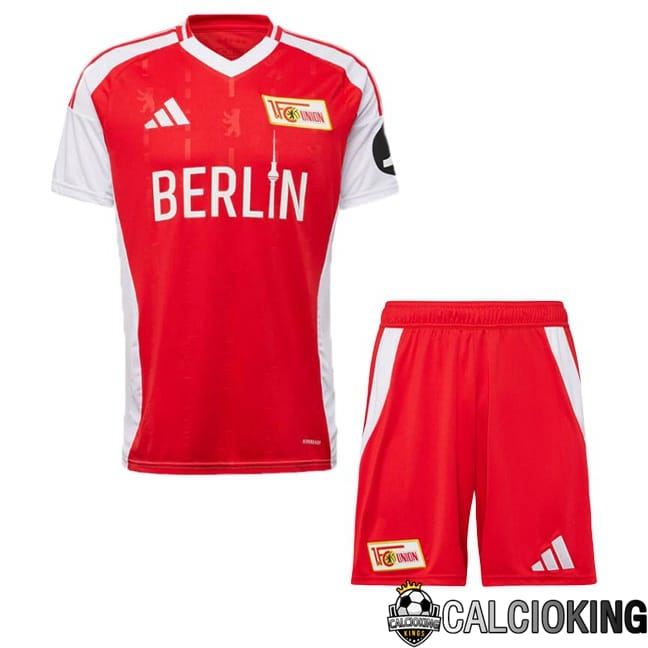 Maglia Calcio FC Union Berlin Bambino Prima Rosso 2024/2025