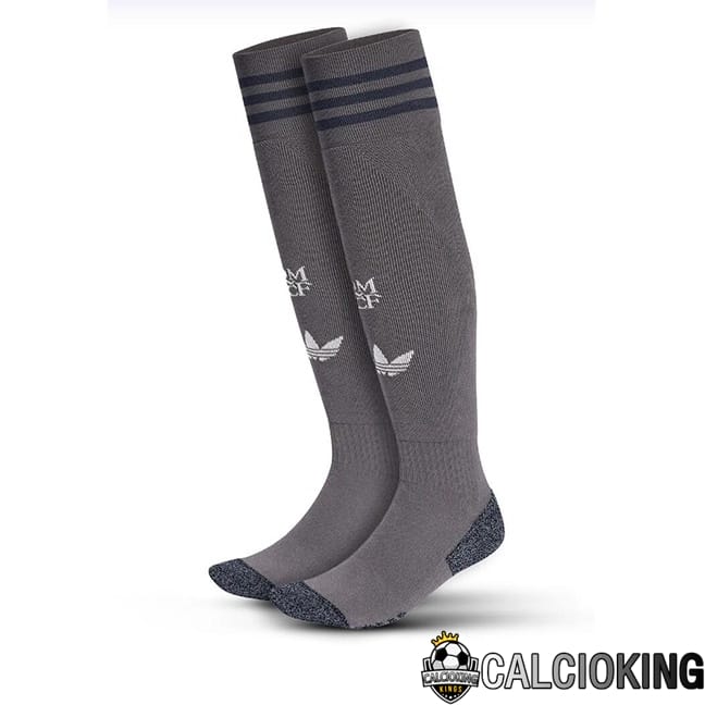 Comprare Maglia Calcio 2024 2025 2026 Personalizzazione,Tuta Da Calcio,Maglie De Calcio Retro Online | Calzini Calcio Real Madrid Terza Grigio 2024/2025