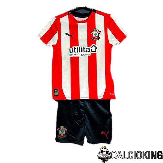 Maglia Calcio Southampton FC Bambino Prima Rosso 2024/2025