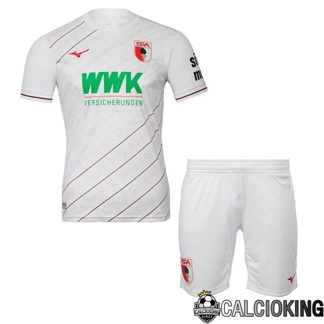 Maglia Calcio FC Augsburg Bambino Prima Bianco 2024/2025
