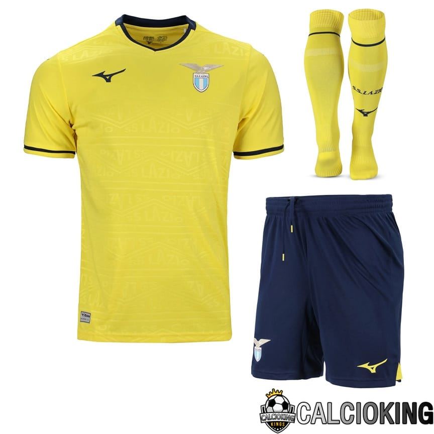 Insieme Maglia Calcio Lazio Seconda (Pantaloncini + Calzini) 2024/2025