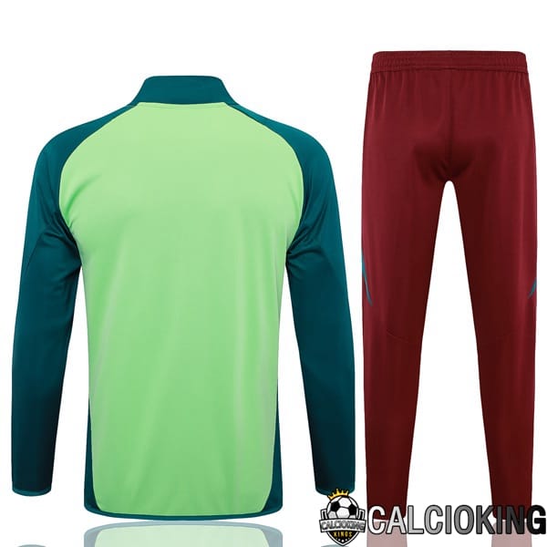 Insieme Tuta Calcio - Giacca Messico Verde 2024/2025
