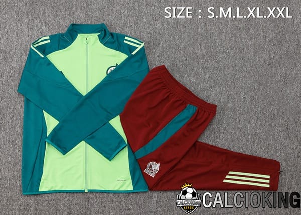 Insieme Tuta Calcio - Giacca Messico Verde 2024/2025