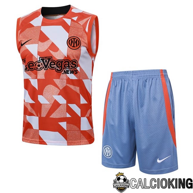Comprare Maglia Calcio 2024 2025 2026 Personalizzazione,Tuta Da Calcio,Maglie De Calcio Retro Online | Canotta Allenamento Inter Milan + Pantaloncini Arancia 2024/2025