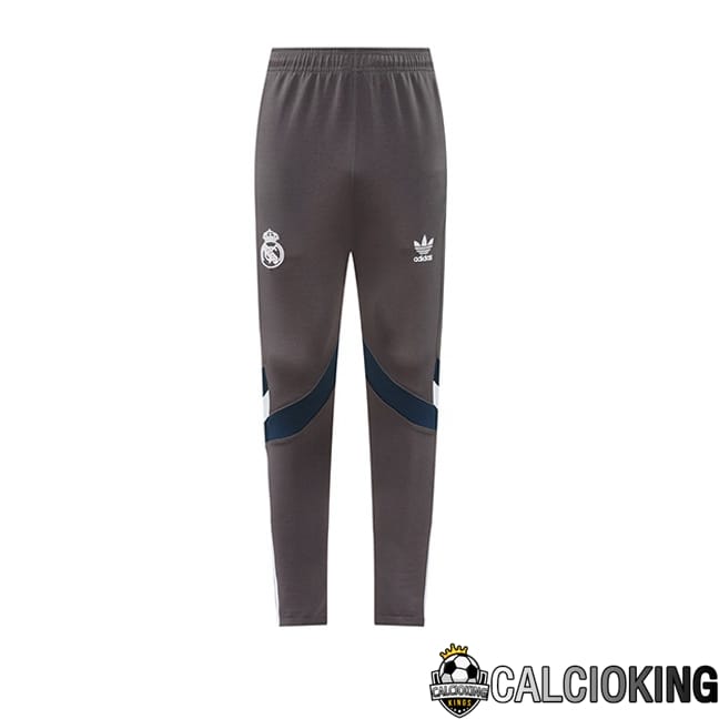 Comprare Maglia Calcio 2024 2025 2026 Personalizzazione,Tuta Da Calcio,Maglie De Calcio Retro Online | Pantaloni Da Allenamento Real Madrid Grigio 2024/2025