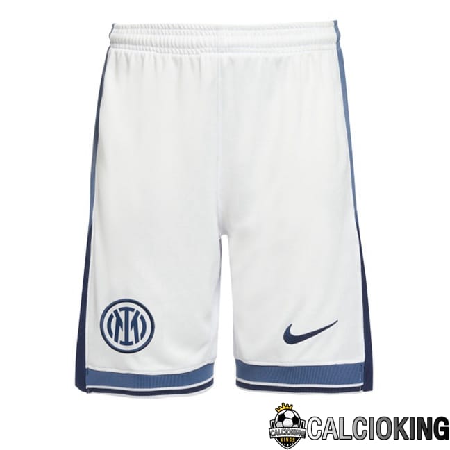 Comprare Maglia Calcio 2024 2025 2026 Personalizzazione,Tuta Da Calcio,Maglie De Calcio Retro Online | Pantaloncini Calcio Inter Milan Seconda Bianco 2024/2025