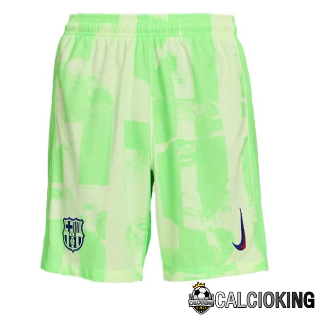 Comprare Maglia Calcio 2024 2025 2026 Personalizzazione,Tuta Da Calcio,Maglie De Calcio Retro Online | Pantaloncini Calcio FC Barcellona Terza Verde 2024/2025