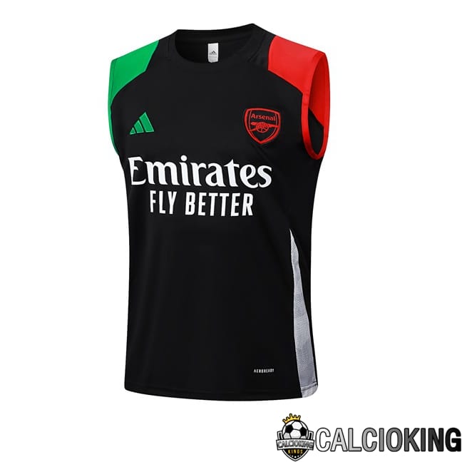 Comprare Maglia Calcio 2024 2025 2026 Personalizzazione,Tuta Da Calcio,Maglie De Calcio Retro Online | Canotta Allenamento Arsenal Nero 2024/2025
