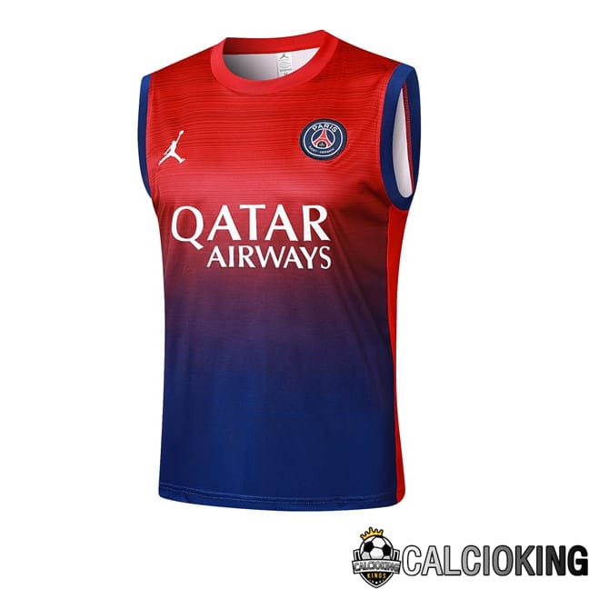 Comprare Maglia Calcio 2024 2025 2026 Personalizzazione,Tuta Da Calcio,Maglie De Calcio Retro Online | Canotta Allenamento Paris PSG Rosso Blu Reale 2024/2025