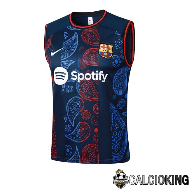Comprare Maglia Calcio 2024 2025 2026 Personalizzazione,Tuta Da Calcio,Maglie De Calcio Retro Online | Canotta Allenamento FC Barcellona Blu Reale 2024/2025