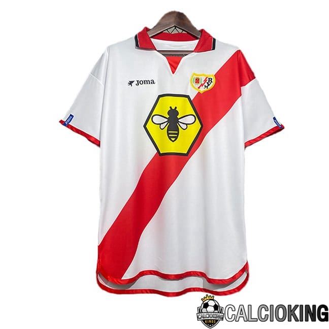 Maglie Calcio Rayo Vallecano Retro Prima Bianco Rosso 2001-2002