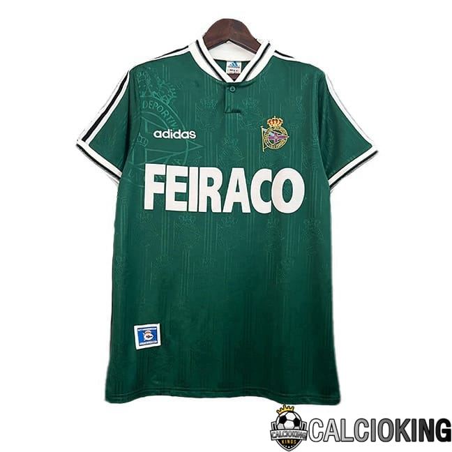 Maglie Calcio Sportivo de La Coruna Retro Seconda Verde 1999-2000