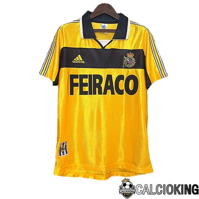Maglie Calcio Sportivo de La Coruna Retro Terza Giallo 1999-2000