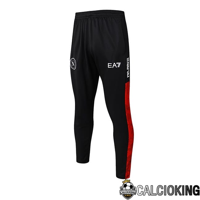 Comprare Maglia Calcio 2024 2025 2026 Personalizzazione,Tuta Da Calcio,Maglie De Calcio Retro Online | Pantaloni Da Allenamento SSC Napoli Nero 2024/2025