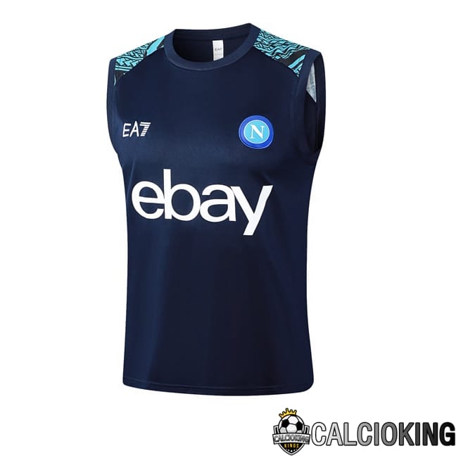 Comprare Maglia Calcio 2024 2025 2026 Personalizzazione,Tuta Da Calcio,Maglie De Calcio Retro Online | Canotta Allenamento SSC Napoli Blu Reale 2024/2025