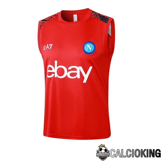 Comprare Maglia Calcio 2024 2025 2026 Personalizzazione,Tuta Da Calcio,Maglie De Calcio Retro Online | Canotta Allenamento SSC Napoli Rosso 2024/2025