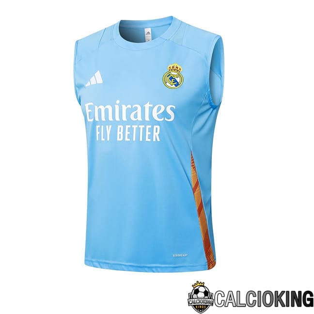 Comprare Maglia Calcio 2024 2025 2026 Personalizzazione,Tuta Da Calcio,Maglie De Calcio Retro Online | Canotta Allenamento Real Madrid Blu 2024/2025