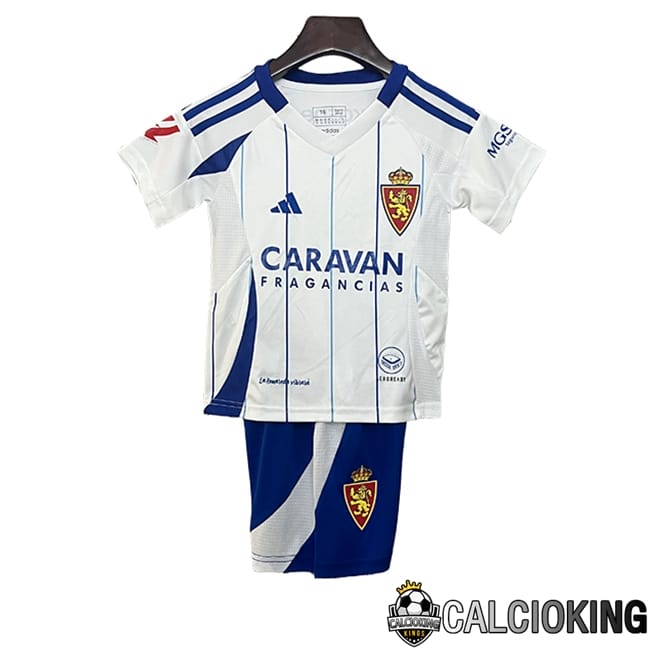 Maglie Calcio Real Zaragoza Bambino Prima 2024/2025