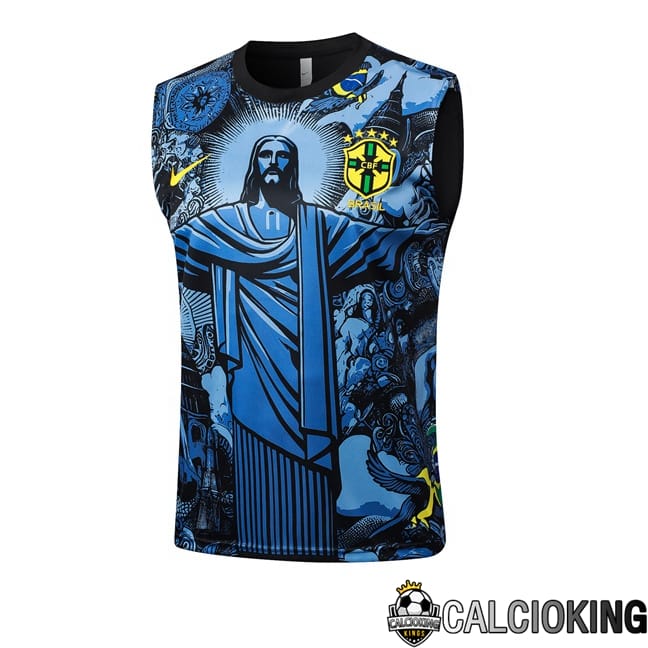Comprare Maglia Calcio 2024 2025 2026 Personalizzazione,Tuta Da Calcio,Maglie De Calcio Retro Online | Canotta Allenamento Brasile Blu 2024/2025