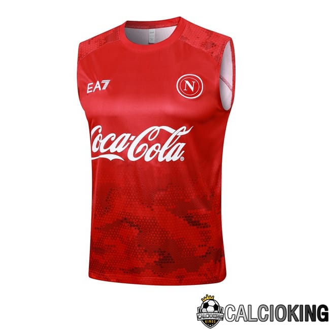 Comprare Maglia Calcio 2024 2025 2026 Personalizzazione,Tuta Da Calcio,Maglie De Calcio Retro Online | Canotta Allenamento SSC Napoli Rosso 2024/2025
