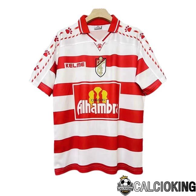 Maglie Calcio Granada CF Retro Prima Bianco Rosso 1997-1998