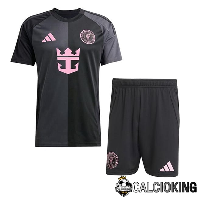 Maglie Calcio Inter Miami CF Bambino Seconda Nero 2025/2026