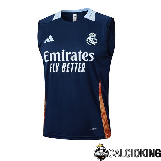 Comprare Maglia Calcio 2024 2025 2026 Personalizzazione,Tuta Da Calcio,Maglie De Calcio Retro Online | Canotta Allenamento Real Madrid Blu Reale 2025/2026