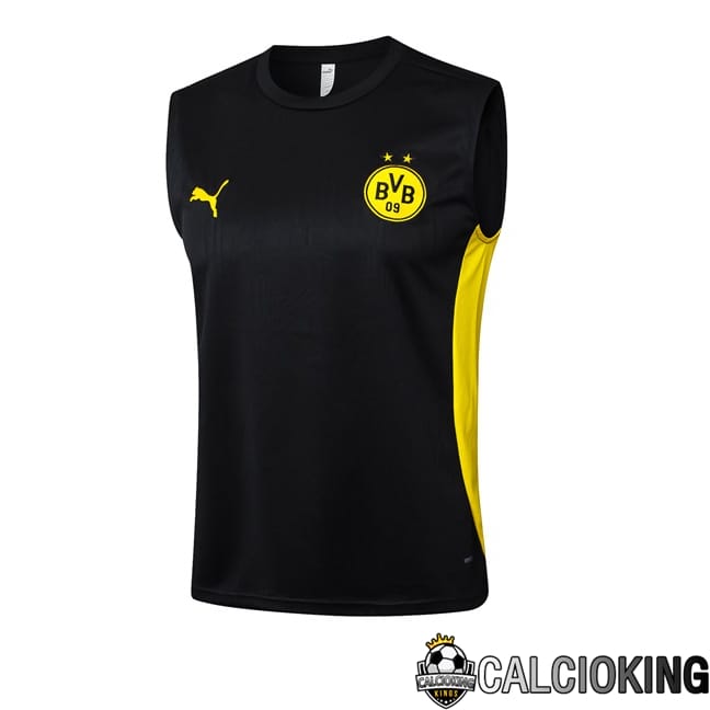 Comprare Maglia Calcio 2024 2025 2026 Personalizzazione,Tuta Da Calcio,Maglie De Calcio Retro Online | Canotta Allenamento Dortmund BVB Nero 2025/2026