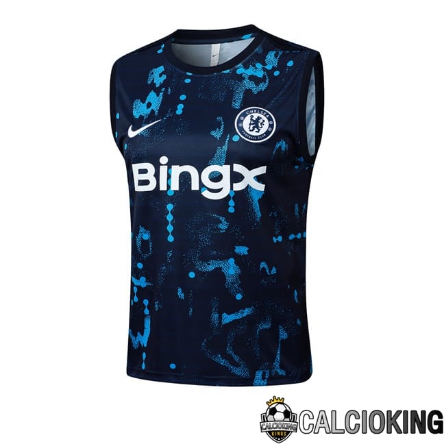 Comprare Maglia Calcio 2024 2025 2026 Personalizzazione,Tuta Da Calcio,Maglie De Calcio Retro Online | Canotta Allenamento FC Chelsea Blu Reale 2025/2026