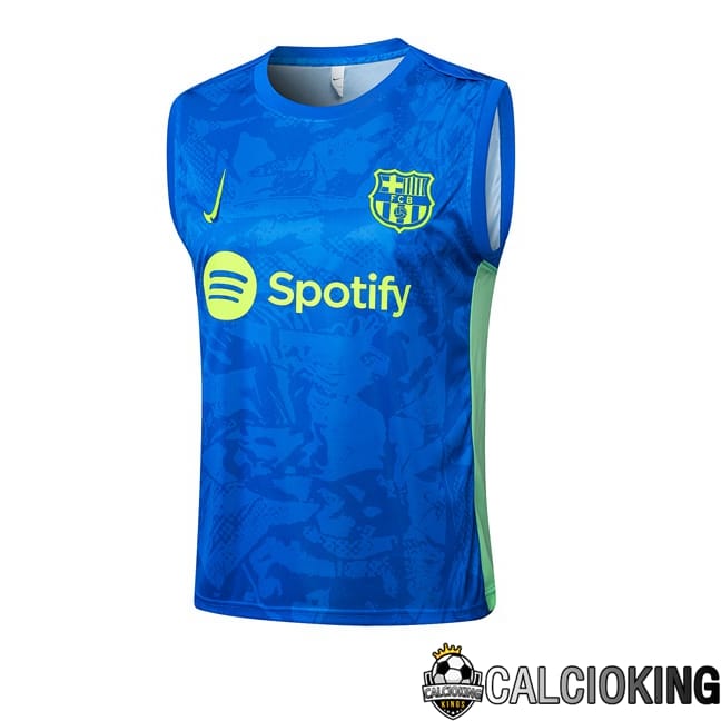 Comprare Maglia Calcio 2024 2025 2026 Personalizzazione,Tuta Da Calcio,Maglie De Calcio Retro Online | Canotta Allenamento FC Barcellona Blu 2025/2026