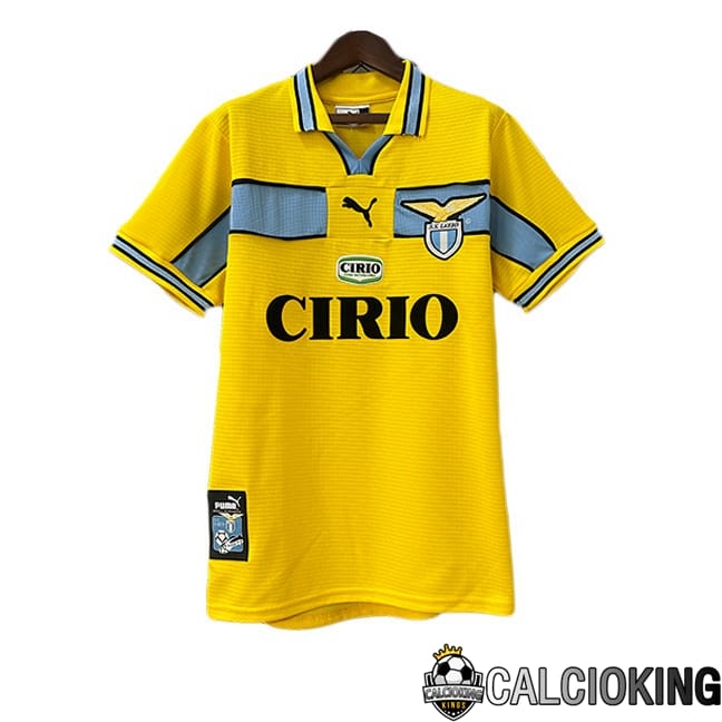 Maglie Calcio SS Lazio Retro Seconda Giallo 1998-1999