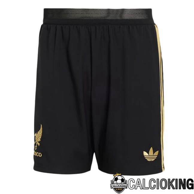 Comprare Maglia Calcio 2024 2025 2026 Personalizzazione,Tuta Da Calcio,Maglie De Calcio Retro Online | Pantaloncini Calcio Messico Nero Giallo 2025/2026